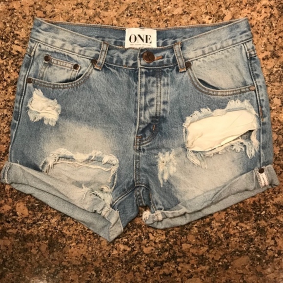 One Teaspoon Pants - One Teaspoon Jean Shorts NWOT